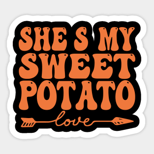 She's My Sweet Potato Sticker